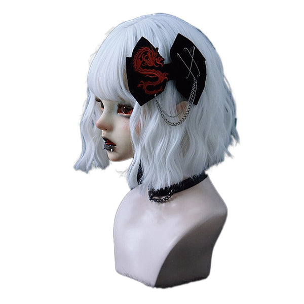 Anime-Goth Bowtie Hair Clip