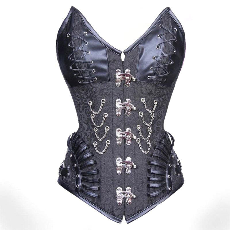 Dark Steampunk Victorian Corset