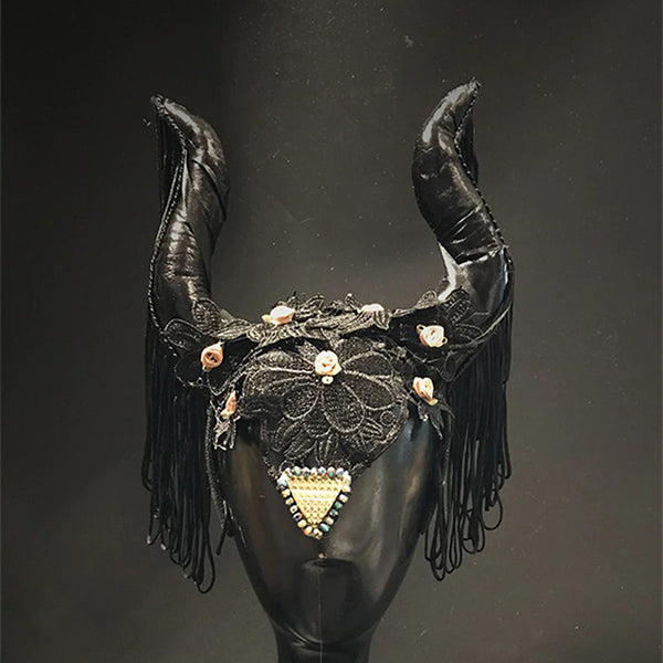 Dark Fairy Horn Headdress