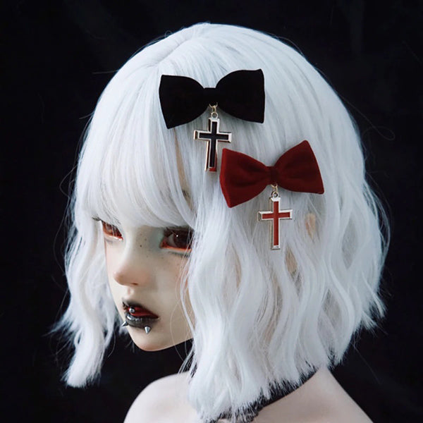 Gothic Bowknot Hair Clip