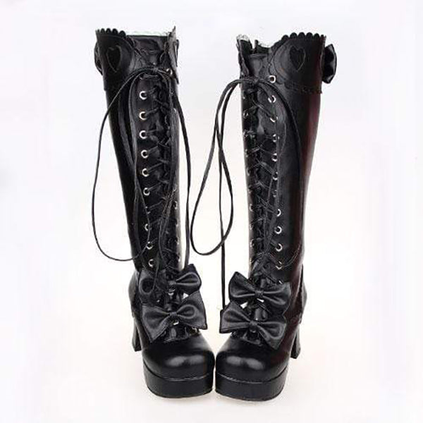 Lolita Bowtie Boots