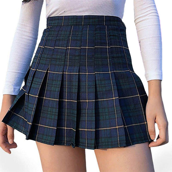 SchoolGirl Plaid Pleated Skirt