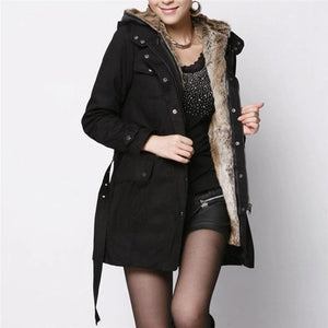 Classy Warm Hooded Coat