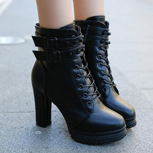 Rivet Rider Gothic Boots