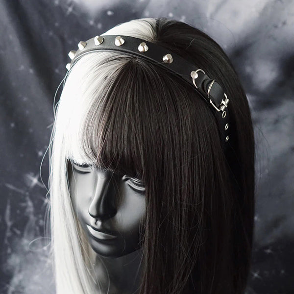 Metal Ace Steampunk Rivet Headband