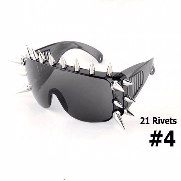 Gothic Rivet Punk Glasses