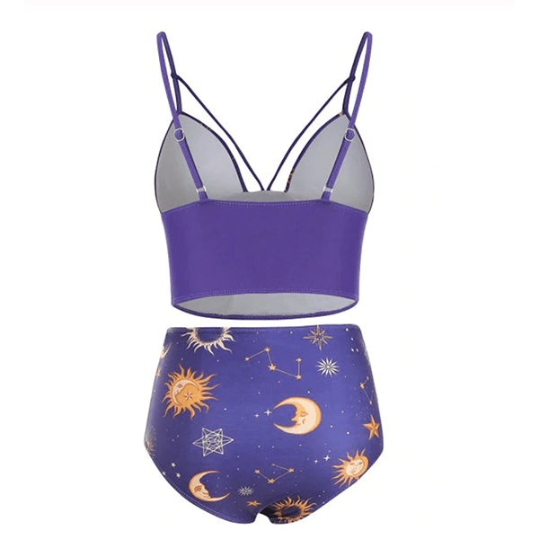 Sun & Moon Tankini Swimsuit Set