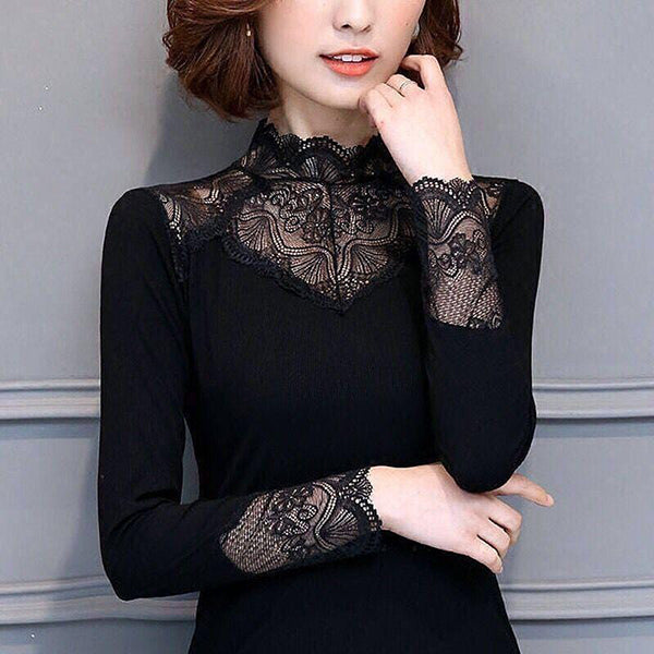 Midnight Kiss Lace Top