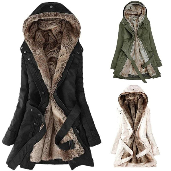 Classy Warm Hooded Coat