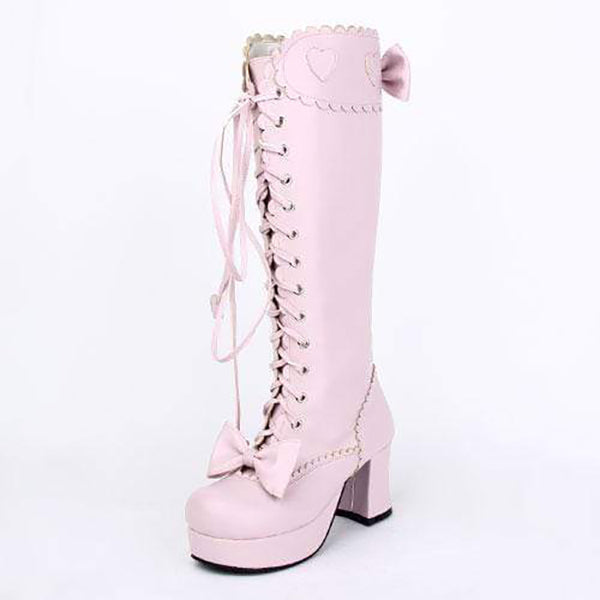 Lolita Bowtie Boots