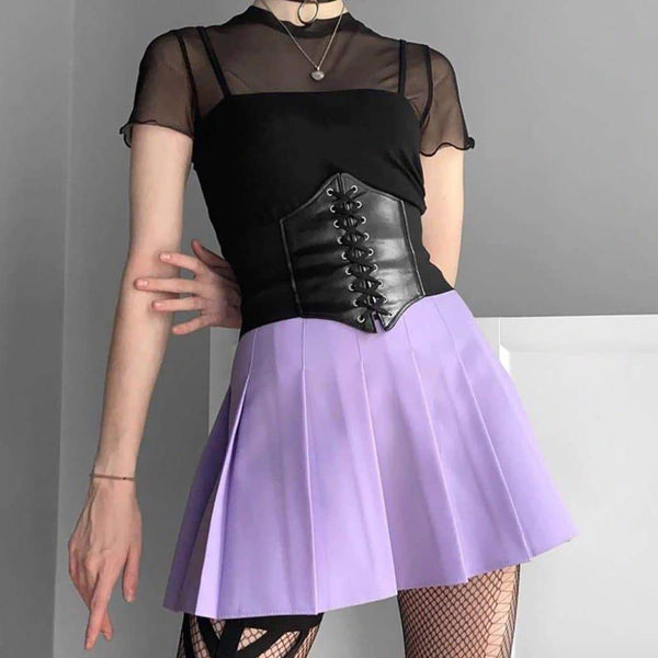 Deathrock Waistband Belt Corset